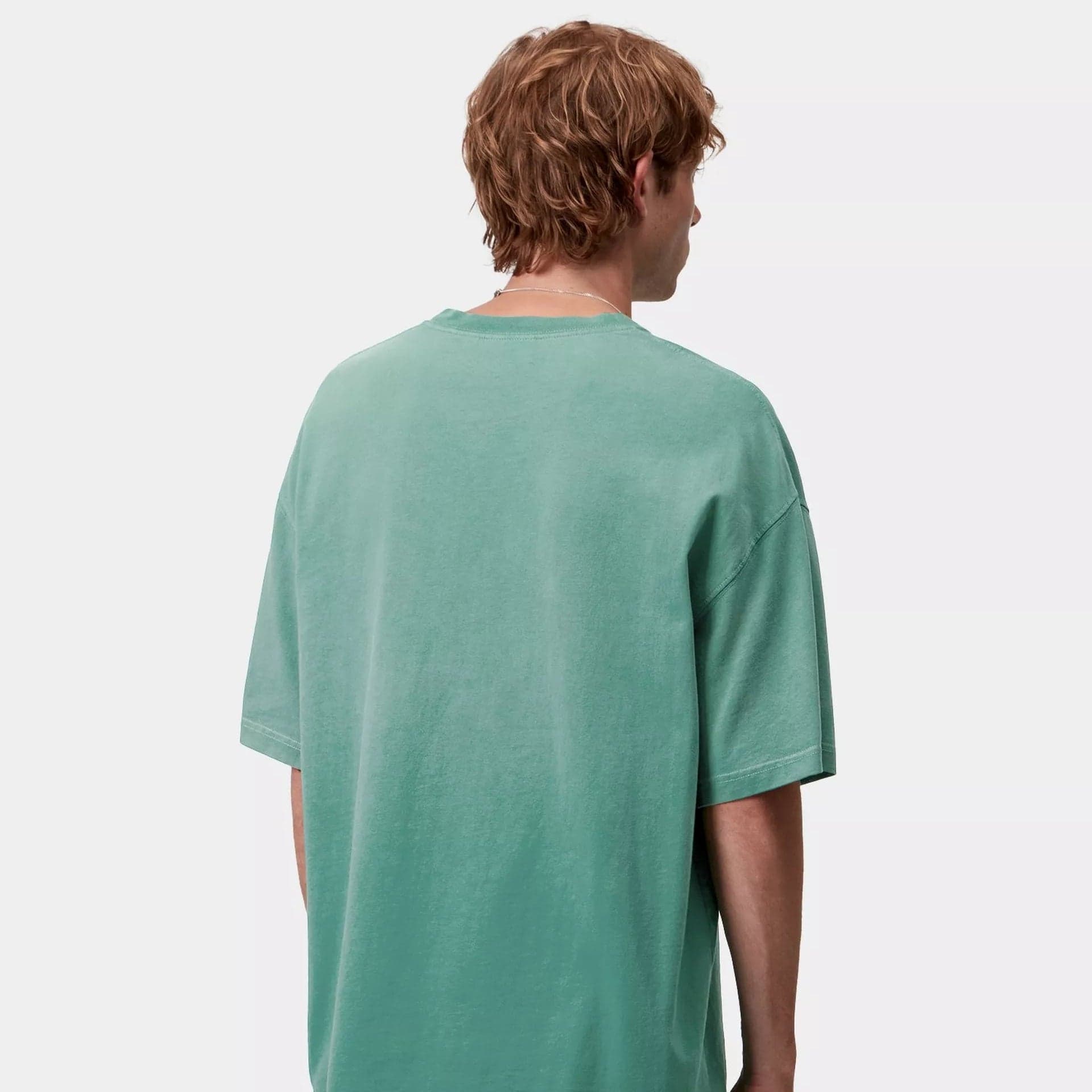 T-shirt Carhartt  Hudson pocket chalk washed green - 4