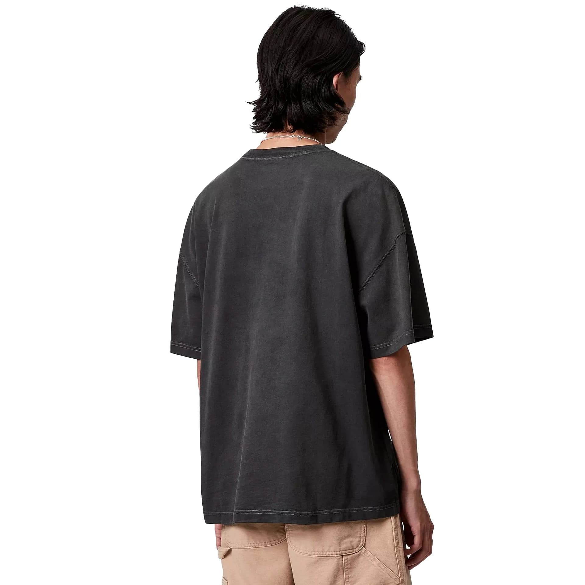 T-shirt Carhartt Hudson  pocket chalk washed - 4