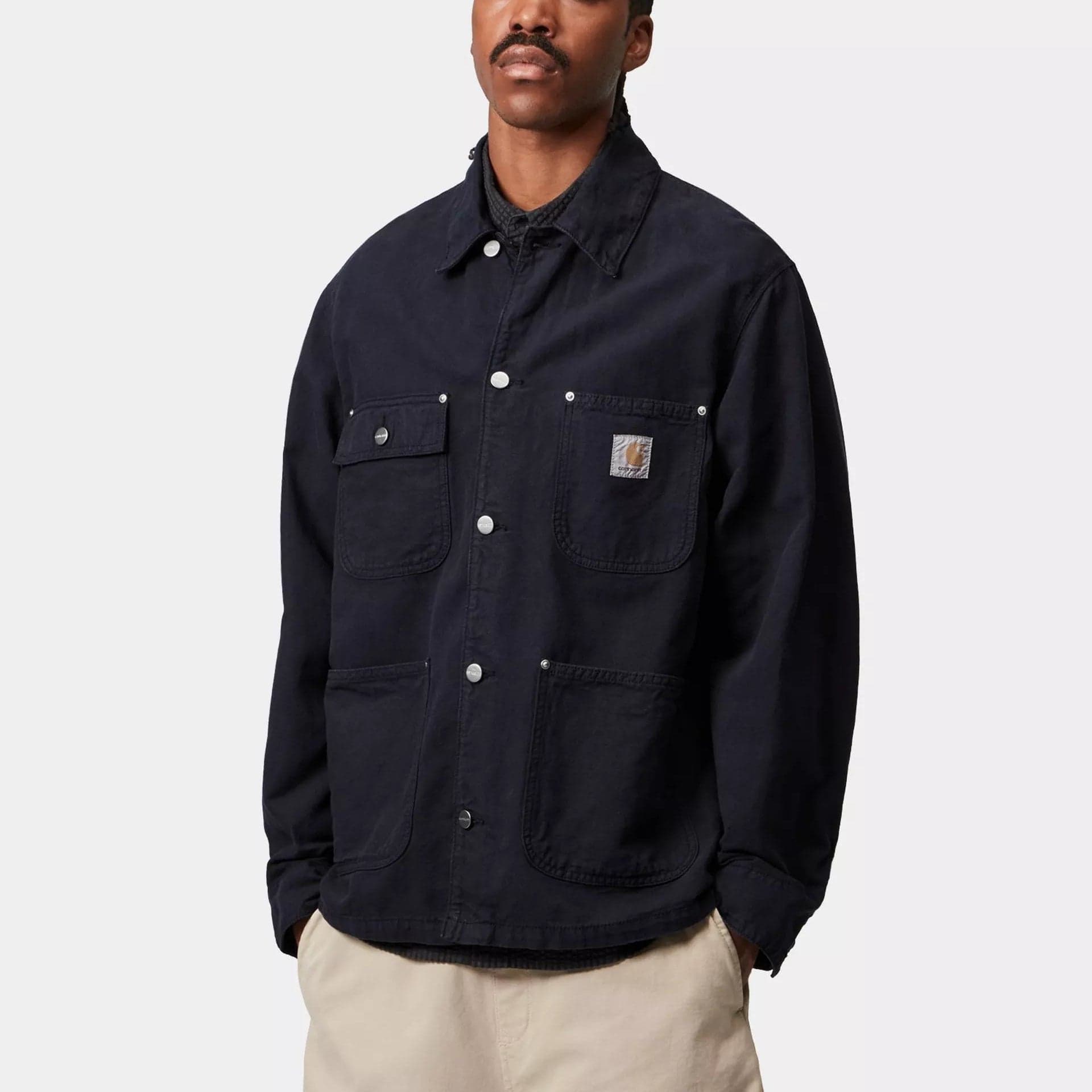 Giacca Carhartt Walter Chore dark navy dyed - 3