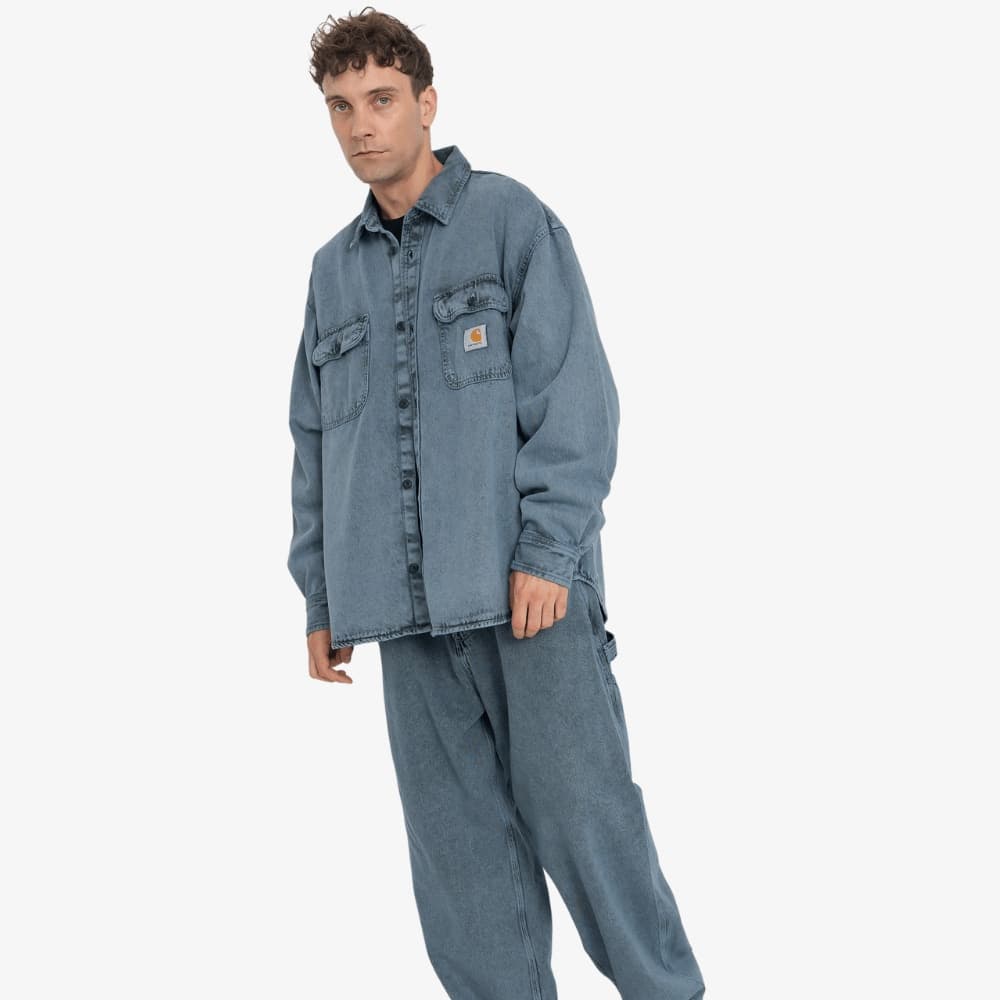 Camicia Carhartt Tigan blue fog - 5
