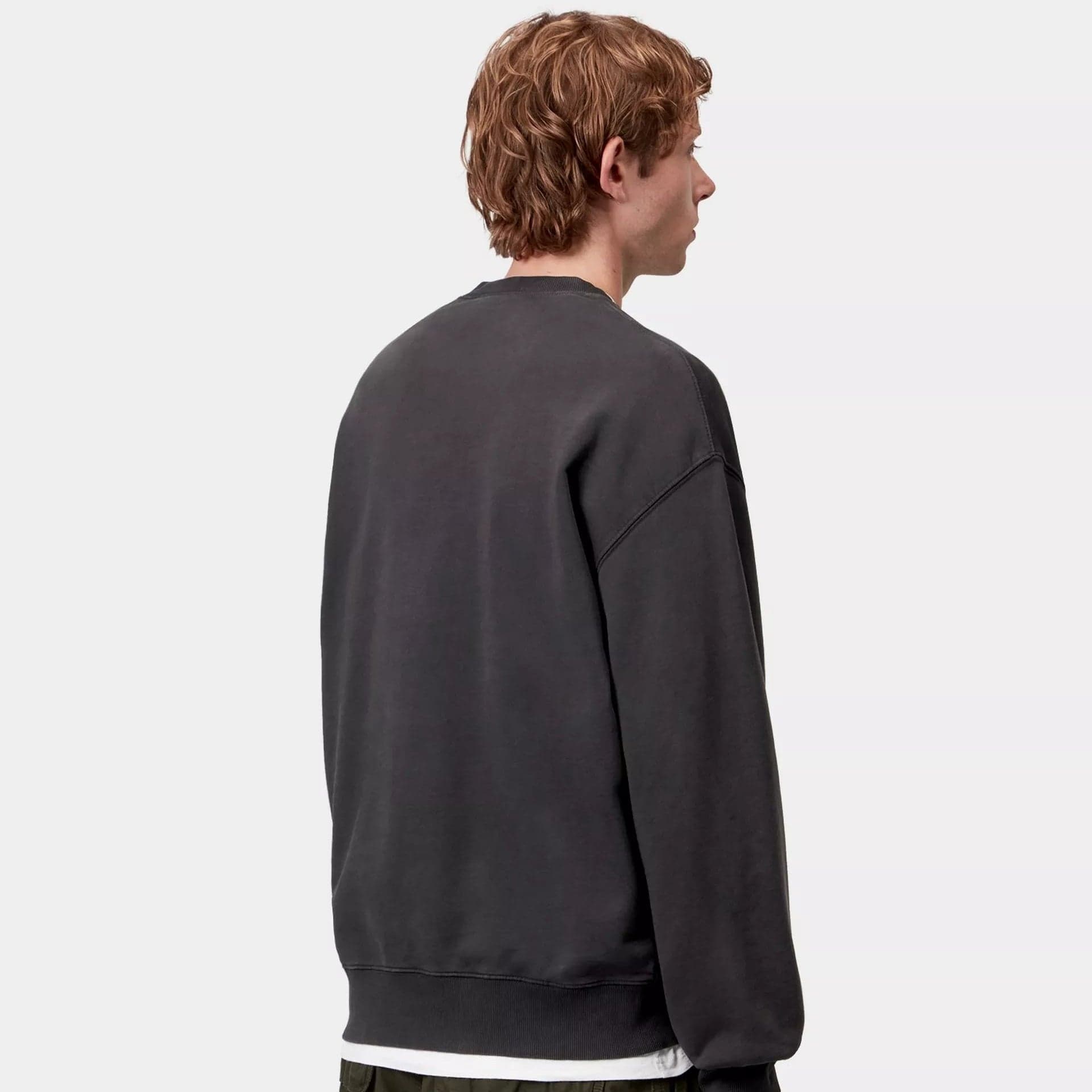 Felpa Carhartt Hudson blk chalck washed - 4