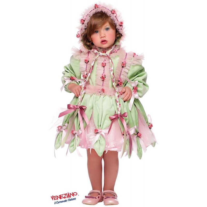 Costume carnevale dolce follettina 1-3 anni - veneziano 50662 - 3