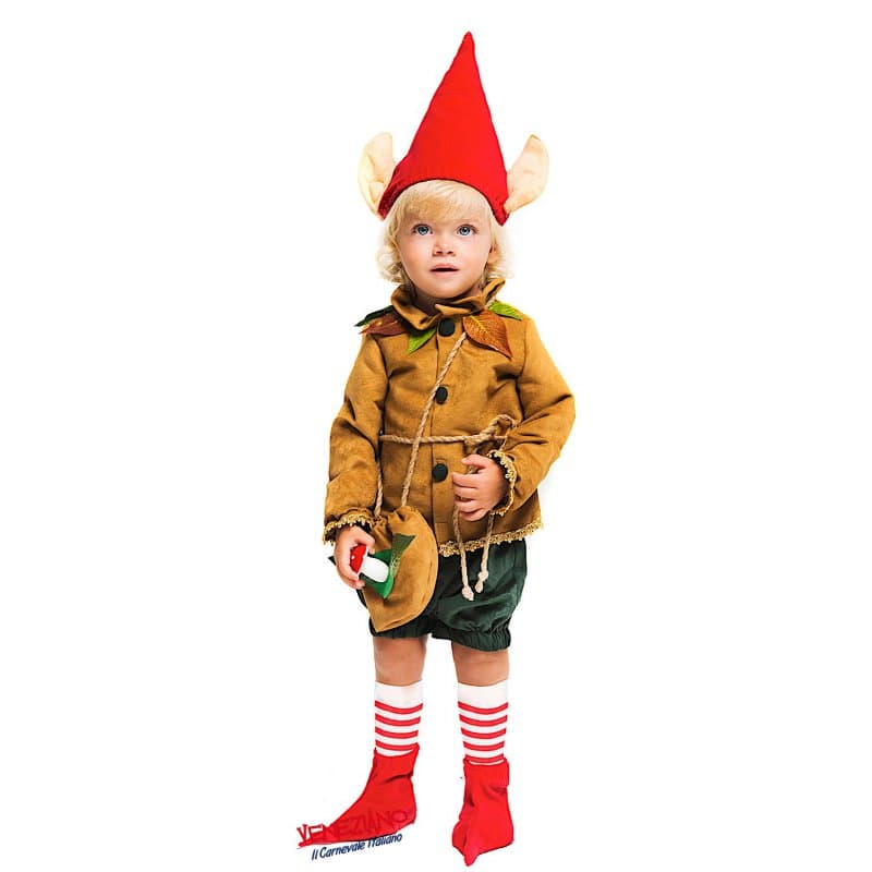 Costume carnevale elfo 0-3 anni - veneziano 52374 - 3