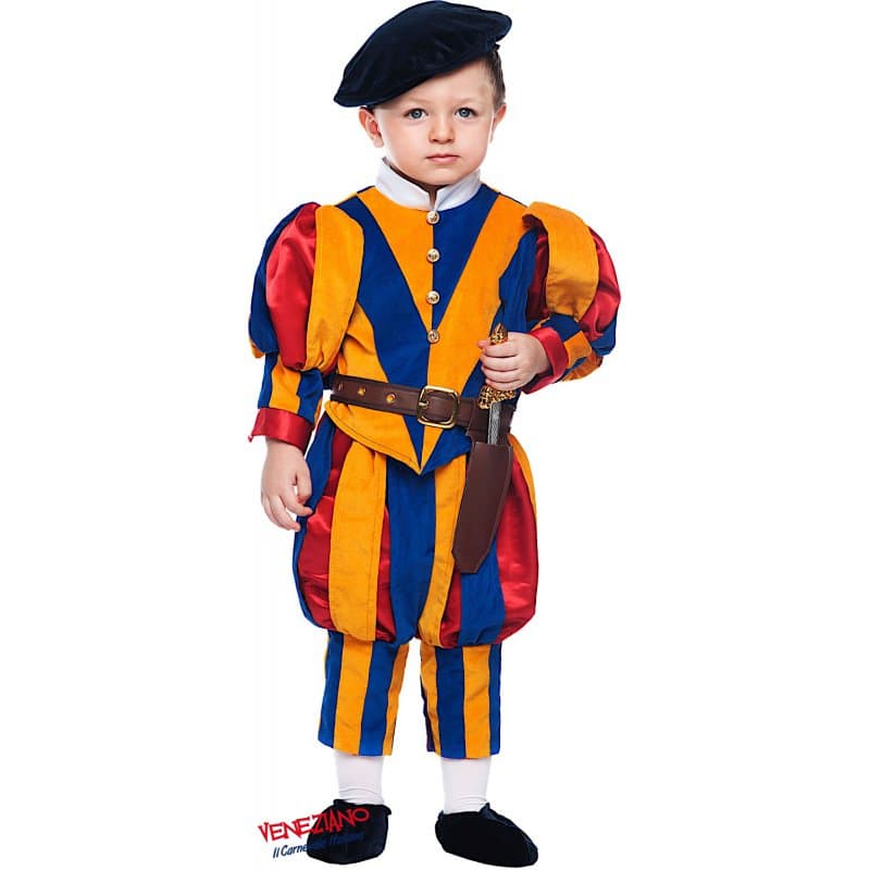 Costume carnevale guardia svizzera 0-1 anni - veneziano 50699 - 3