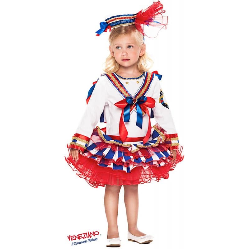 Costume carnevale lady marinaretta 1-3 anni - veneziano 28073 - 3