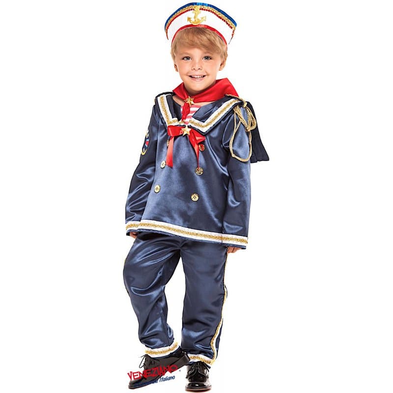 Costume carnevale marinaio 1-3 anni - veneziano 28077 - 3