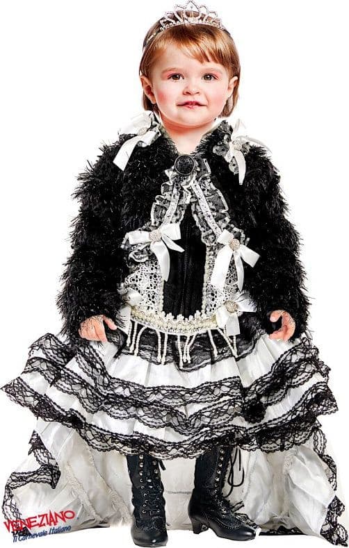 Costume carnevale miss burlesque 1-3 anni - veneziano 50797 - 3