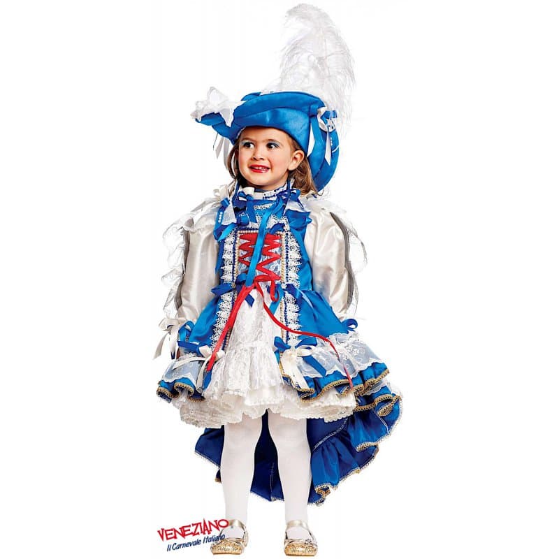 Costume carnevale moschettiera prestige 0-3 anni - veneziano 50553 - 3