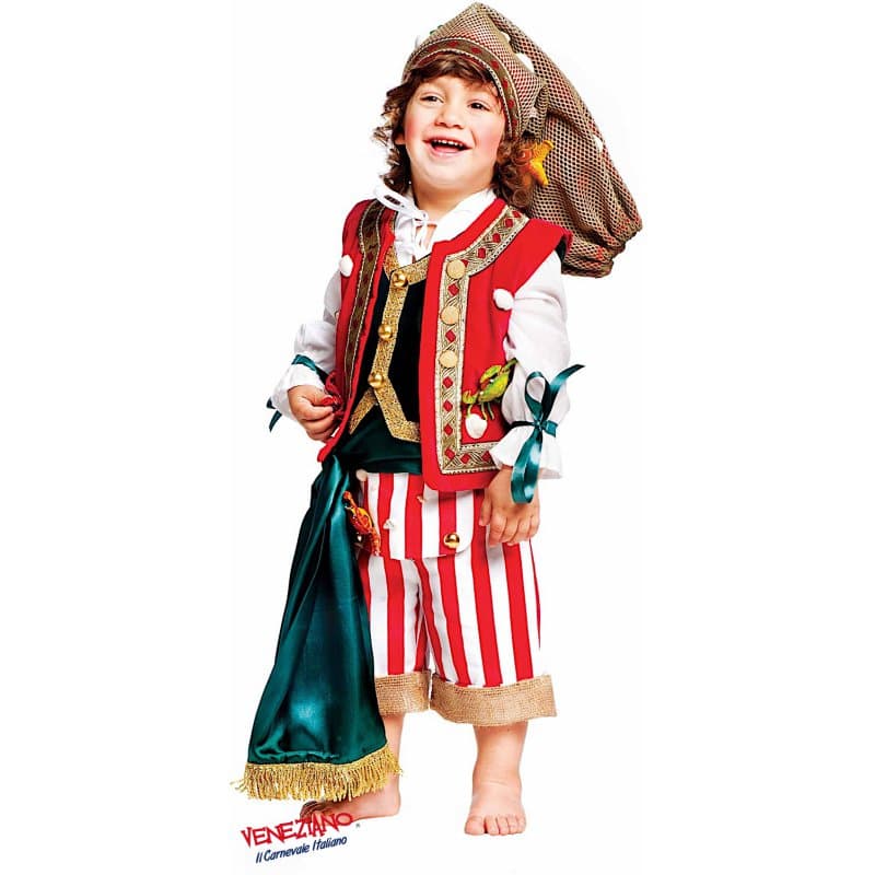 Costume carnevale pescatore 0-3 anni - veneziano 50624 - 3