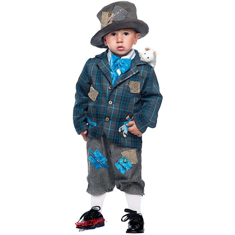 Costume carnevale piccolo vagabondo 0-3 anni - veneziano 50773 - 3