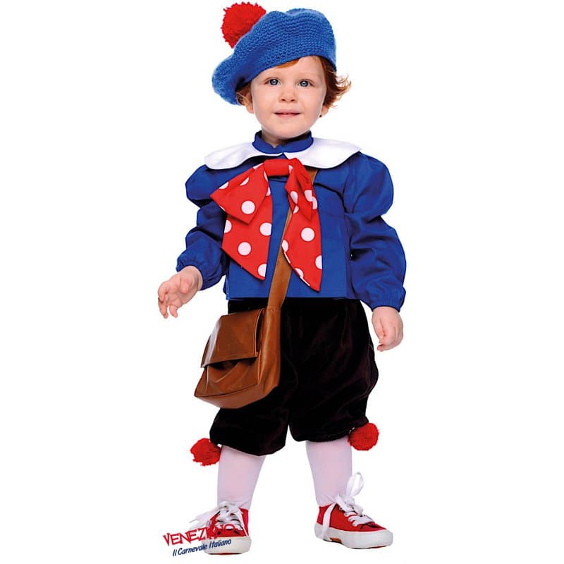 Costume carnevale pierino 0-3 anni - veneziano 50688 - 3