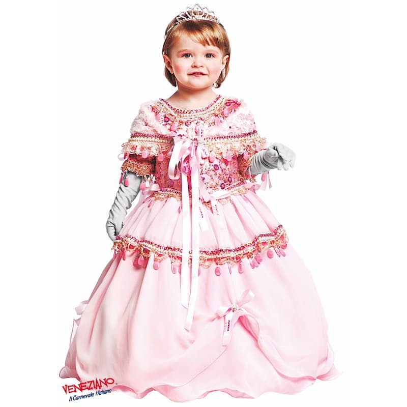Costume carnevale principessa prestige 0 - 3 anni - veneziano 50625 - 3