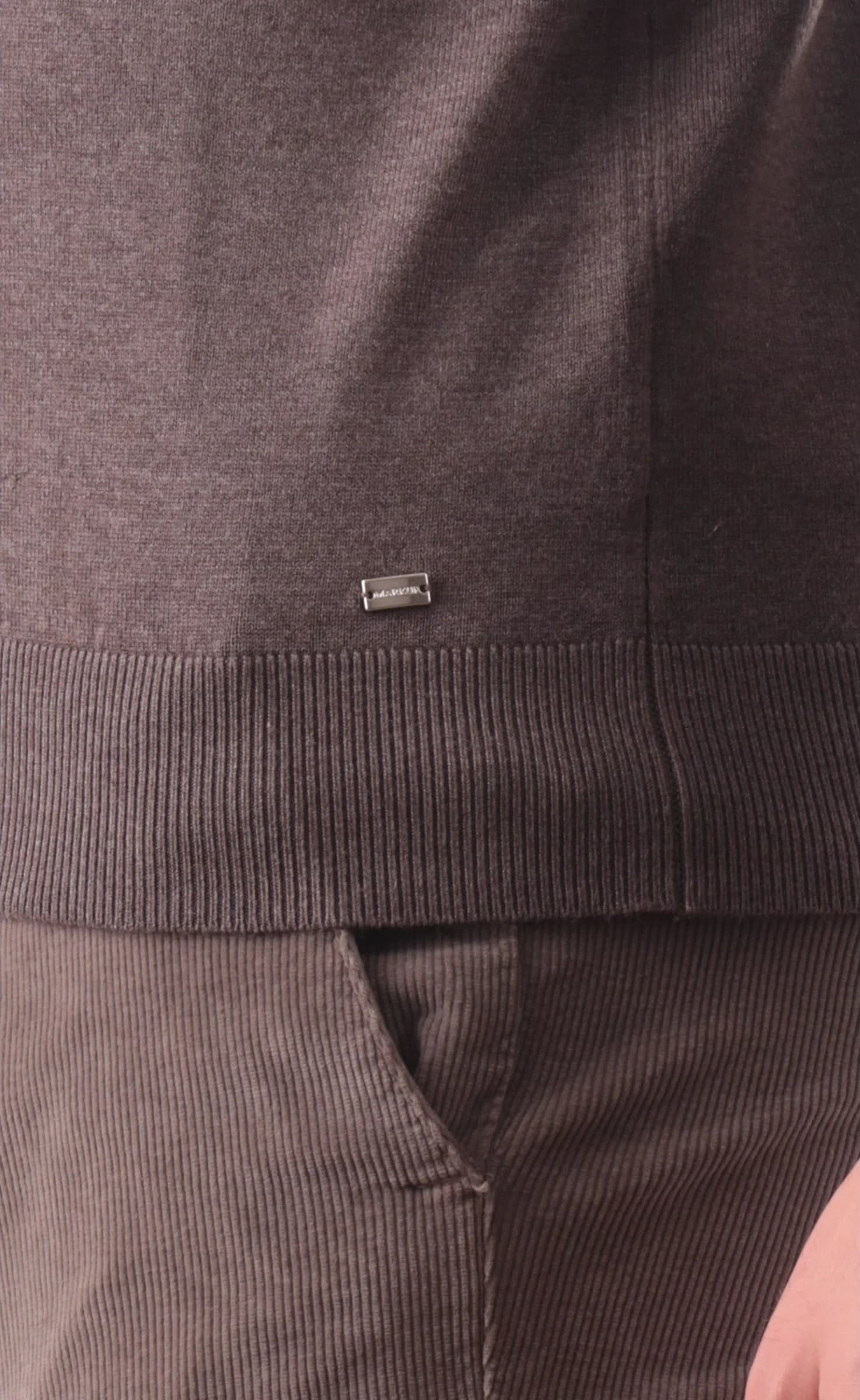 pull l/p f12 zip viscose blend - 5