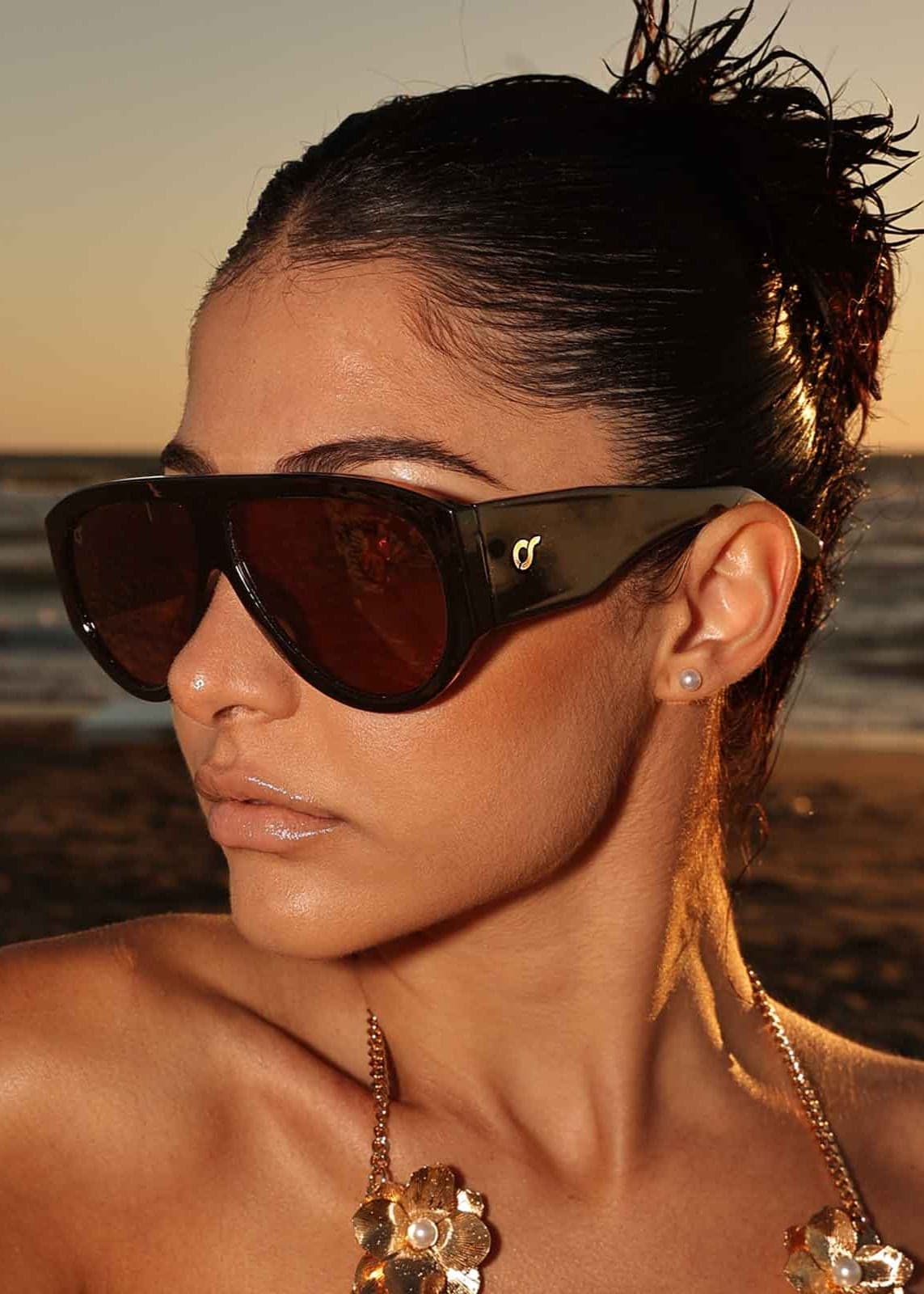 Occhiale os sunglasse venezia rosso