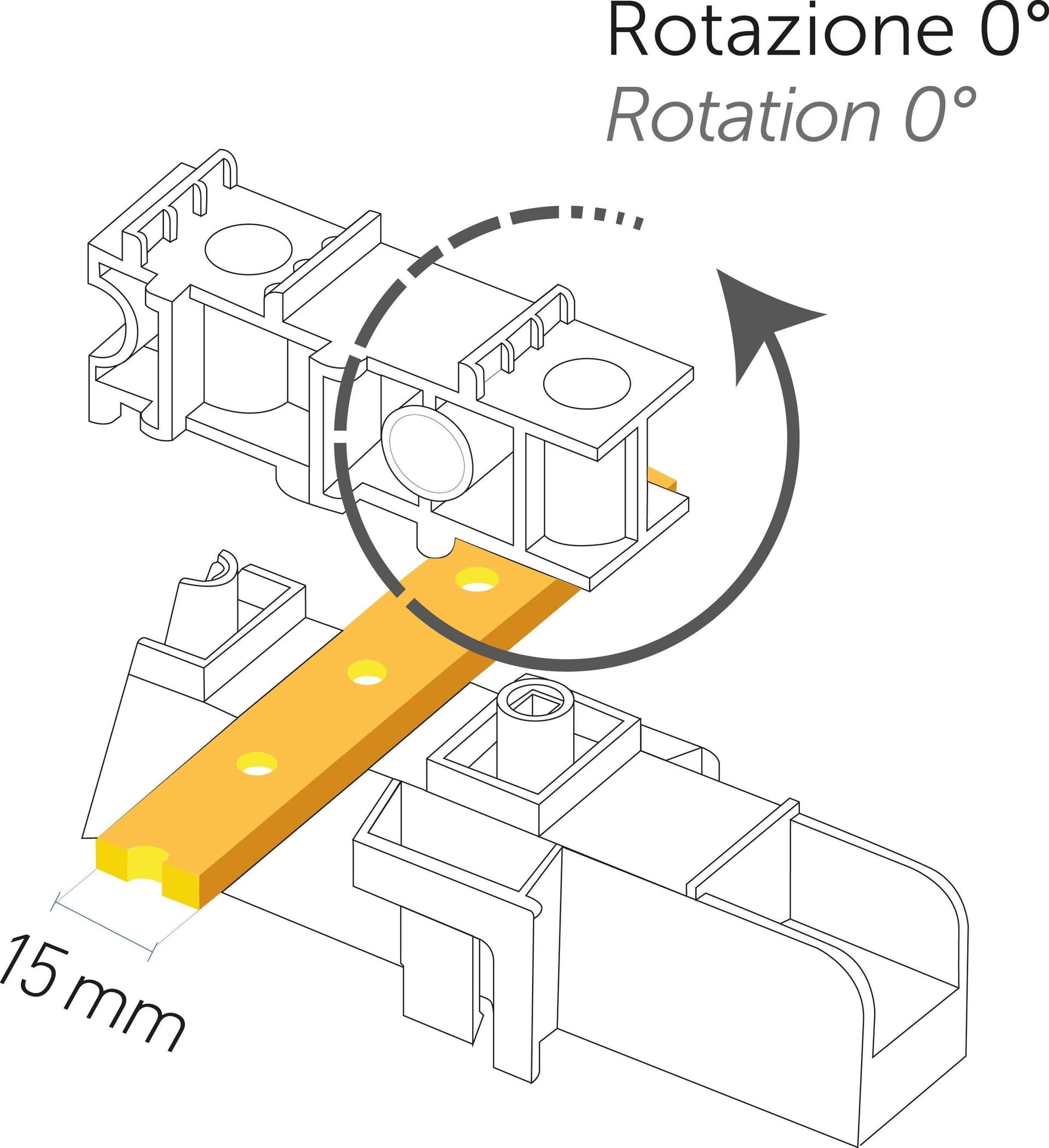 Supporti per barre in rame autoestinguente IP00 resistenza al calore 130° C - 7