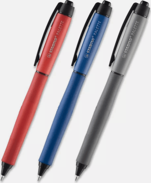Stabilo - Palette Penna roller a scatto ricaricabile F Blu (268/41-01) - 3