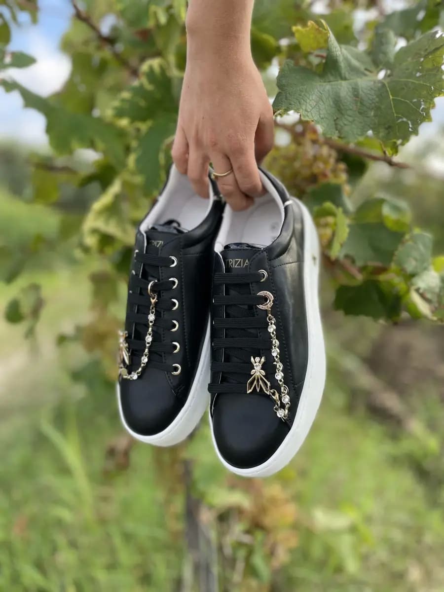 PATRIZIA PEPE Sneakers Donna Vitello Nero Palis