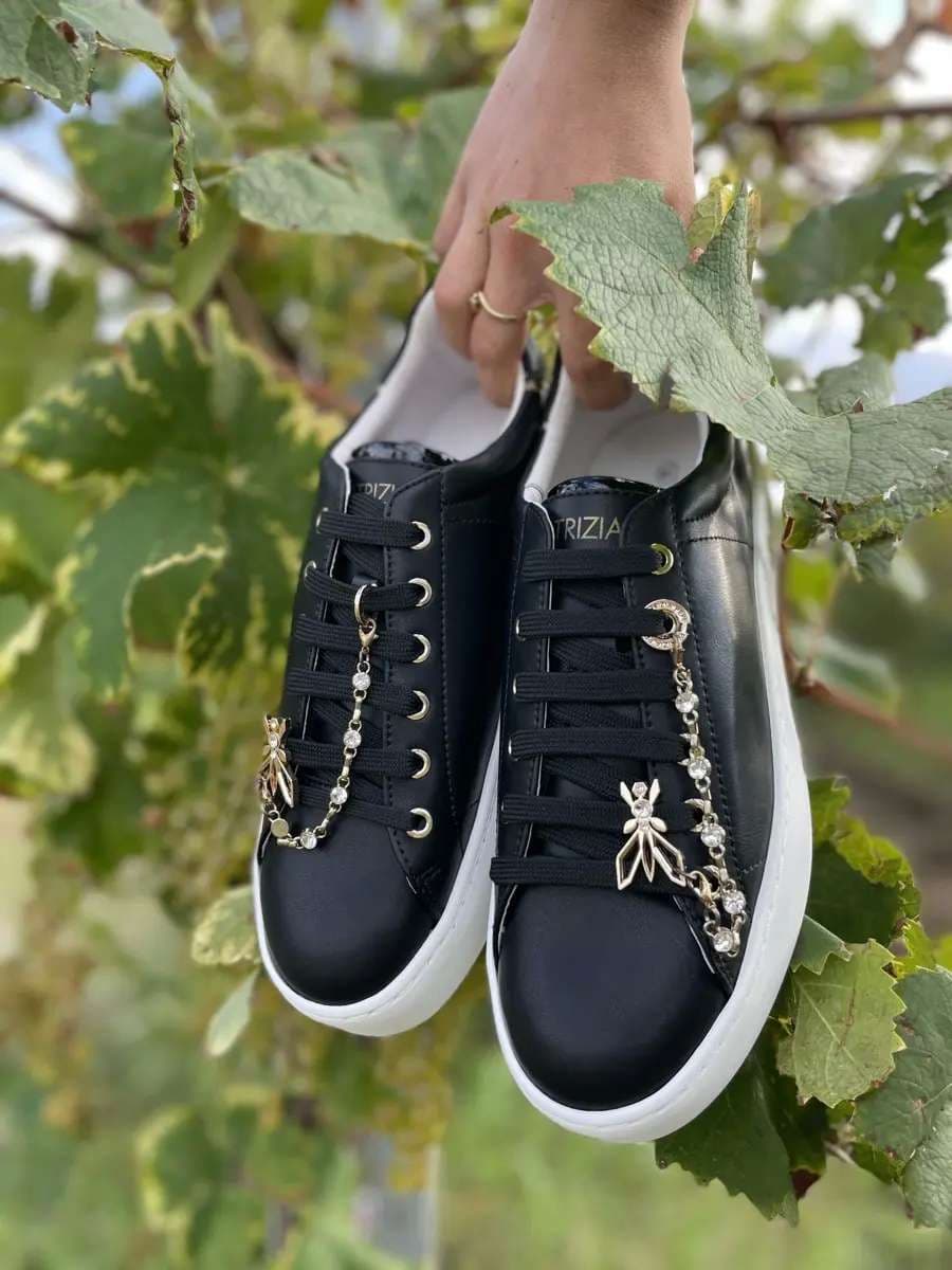 PATRIZIA PEPE Sneakers Donna Vitello Nero Palis - 2