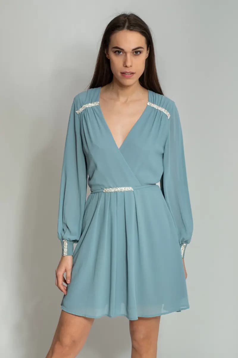 GOA GOA | Abito corto in chiffon - 4