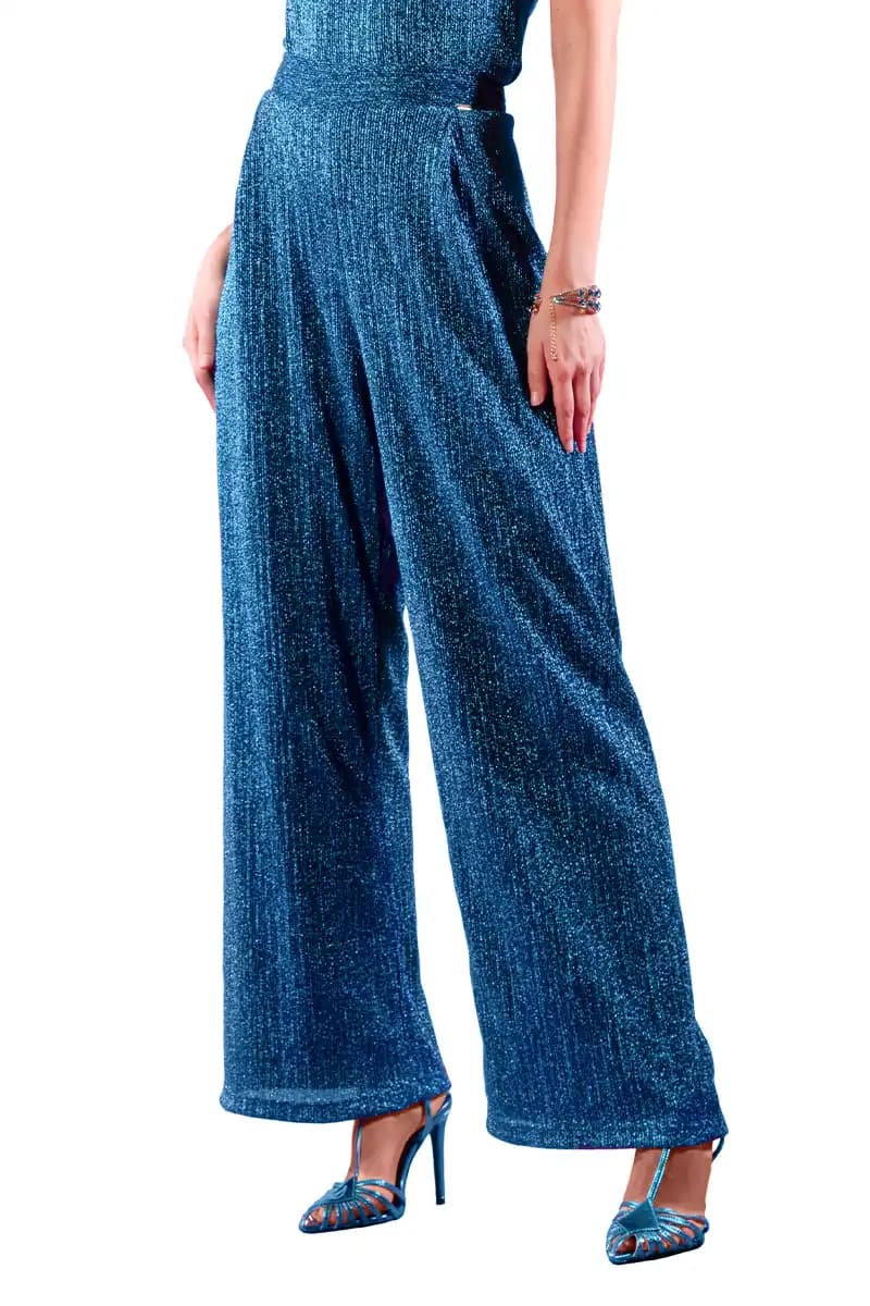 NUALY GLAMOUR | Pantalone laminato - 4