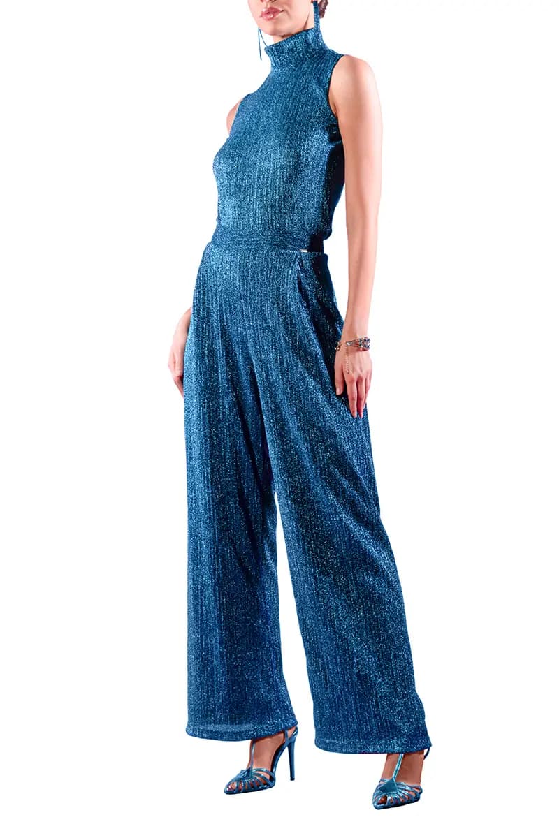 NUALY GLAMOUR | Pantalone laminato - 5