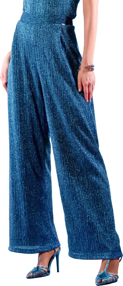 NUALY GLAMOUR | Pantalone laminato - 2