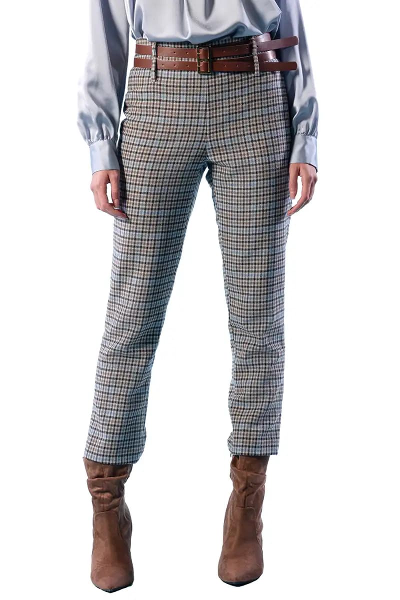 NUALY | Pantalone tartan - 3