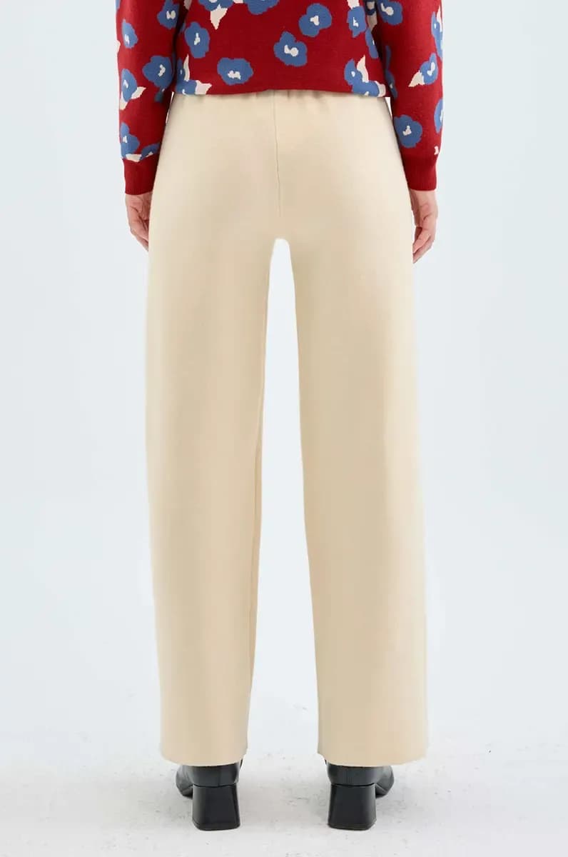 COMPANIA FANTASTICA | Pantalone dritto in maglia - 3