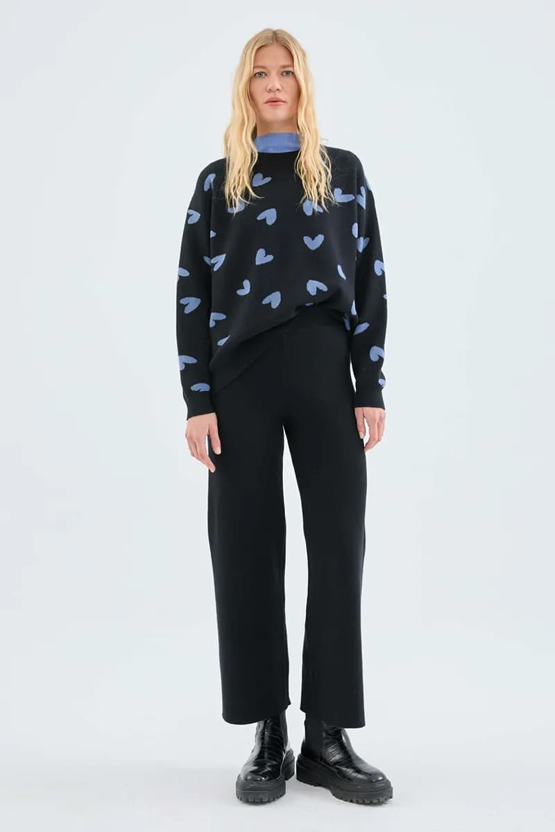 COMPANIA FANTASTICA | Pantalone dritto in maglia - 4