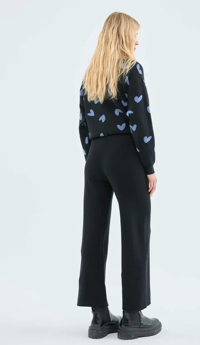 COMPANIA FANTASTICA | Pantalone dritto in maglia - 2