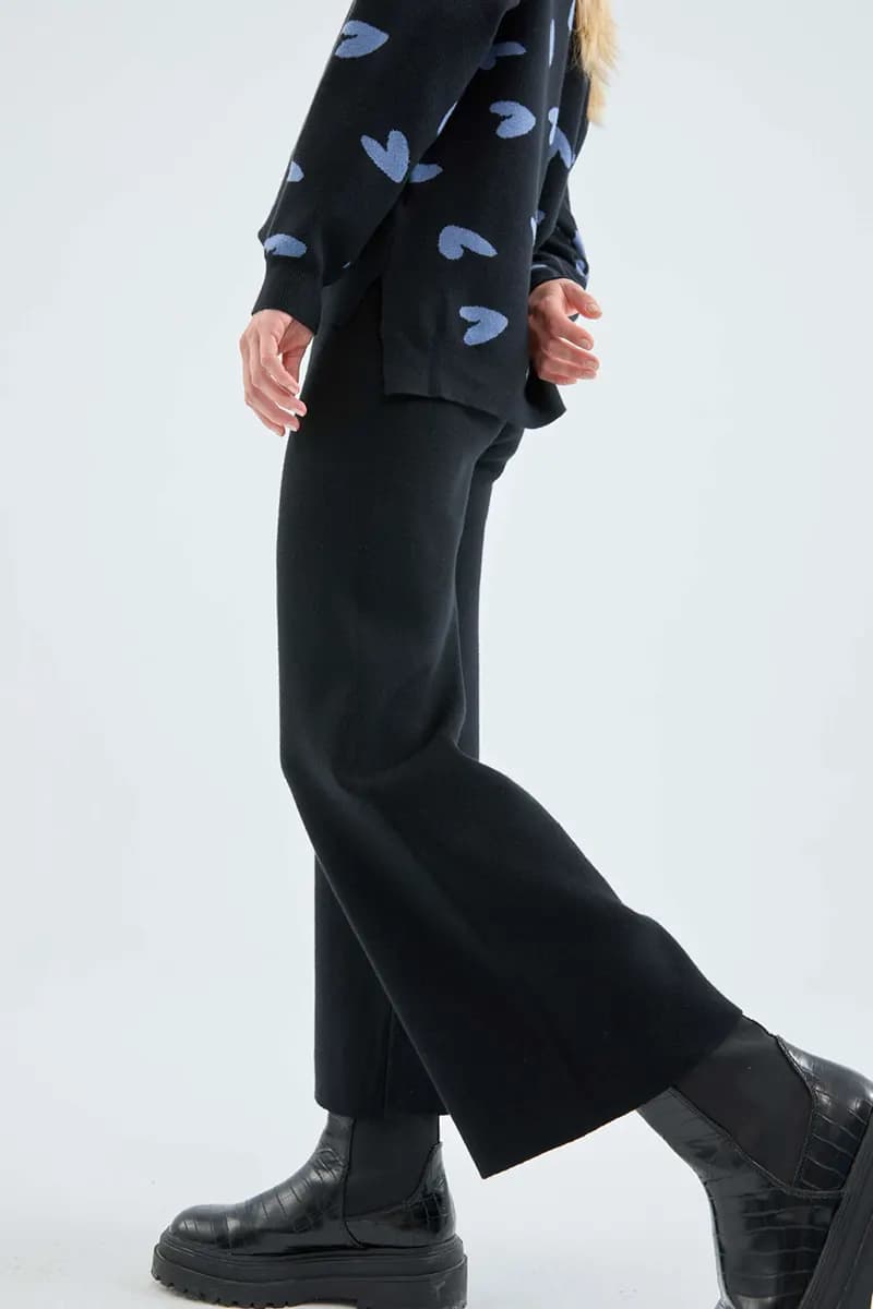 COMPANIA FANTASTICA | Pantalone dritto in maglia - 3