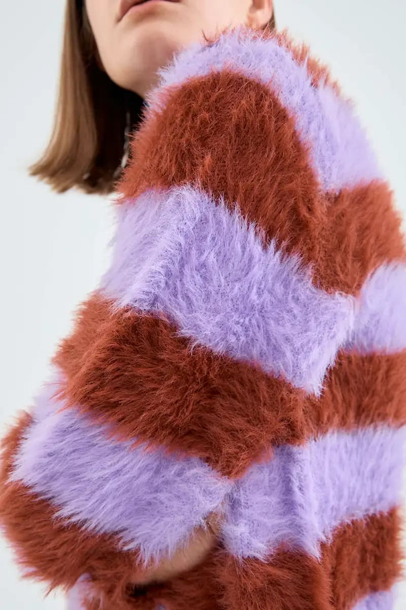 COMPANIA FANTASTICA | Maglia con texture e stampa a righe - 3