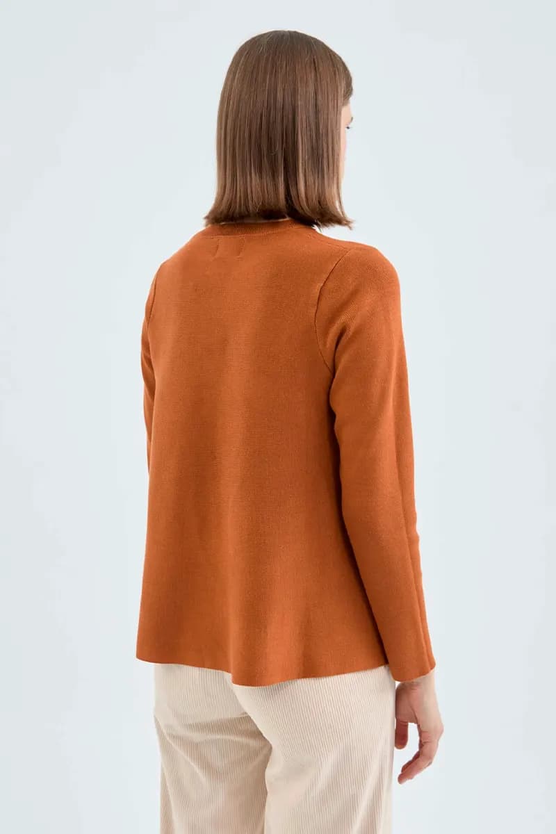 COMPANIA FANTASTICA | Maglia svasata cammello - 2