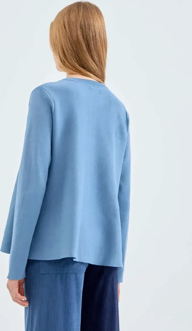 COMPANIA FANTASTICA | Cardigan svasato grigio - 3