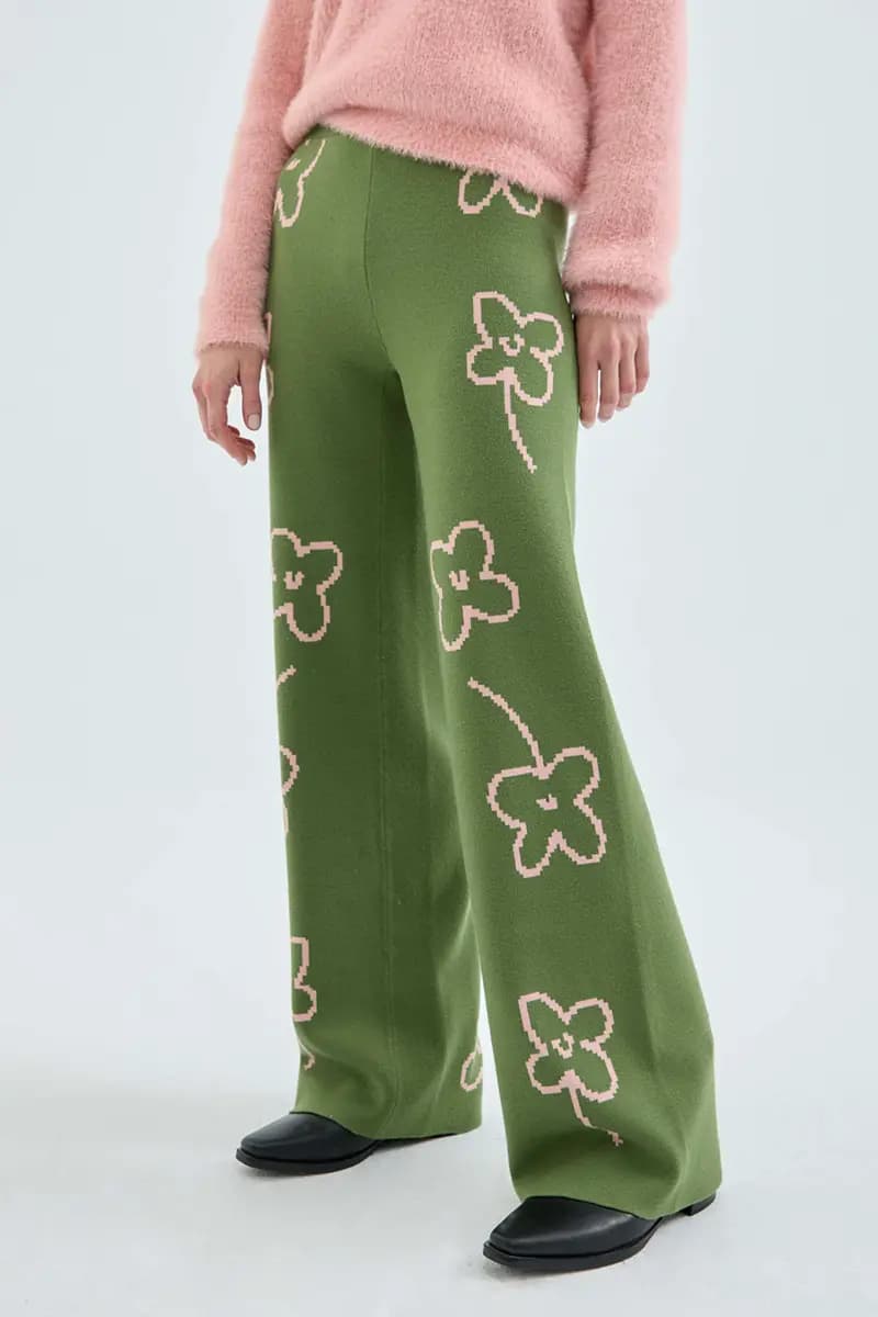 COMPANIA FANTASTICA | Pantalone in filo con stampa fiori - 4