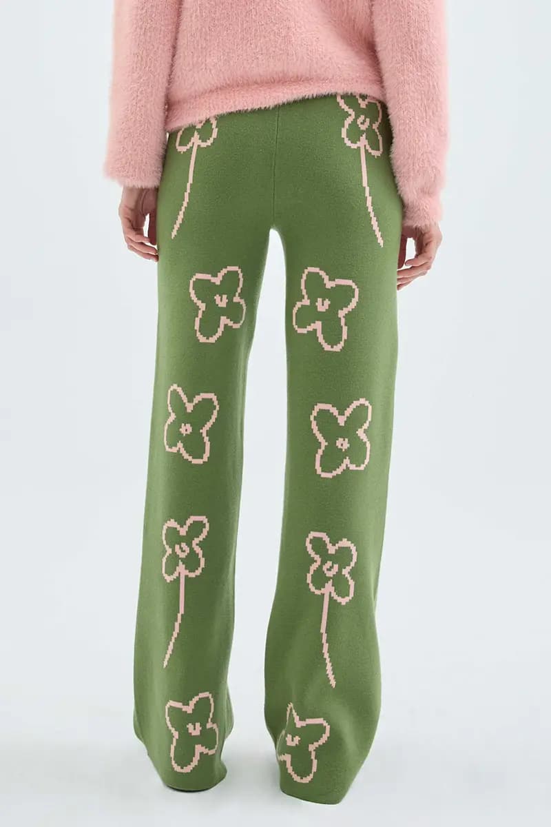 COMPANIA FANTASTICA | Pantalone in filo con stampa fiori - 2