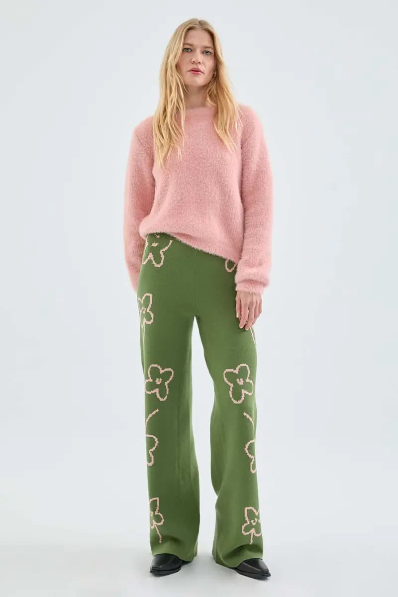 COMPANIA FANTASTICA | Pantalone in filo con stampa fiori - 3