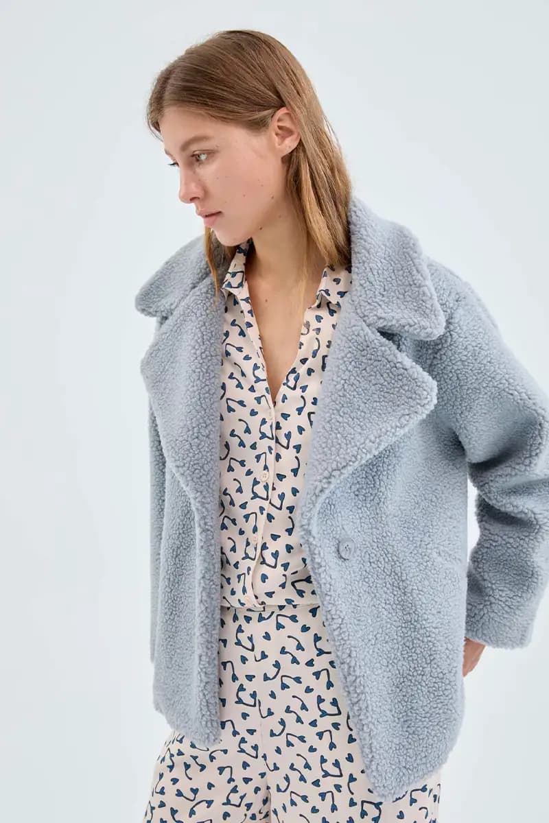 COMPANIA FANTASTICA | Cappotto corto boucle - 4
