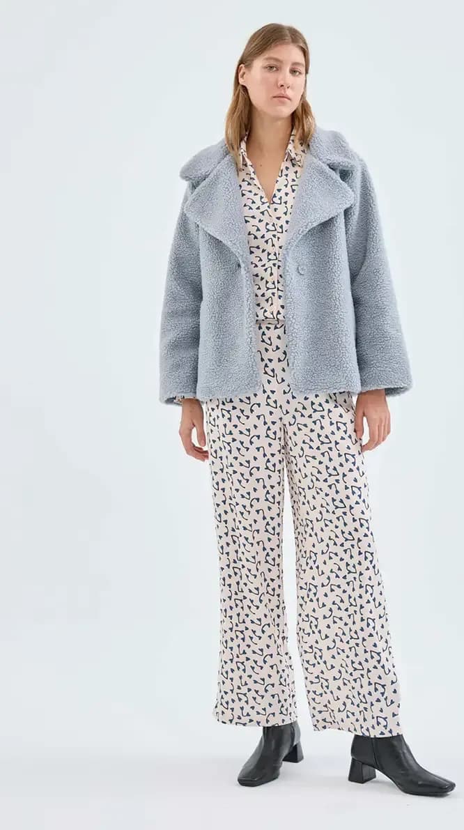 COMPANIA FANTASTICA | Cappotto corto boucle - 3