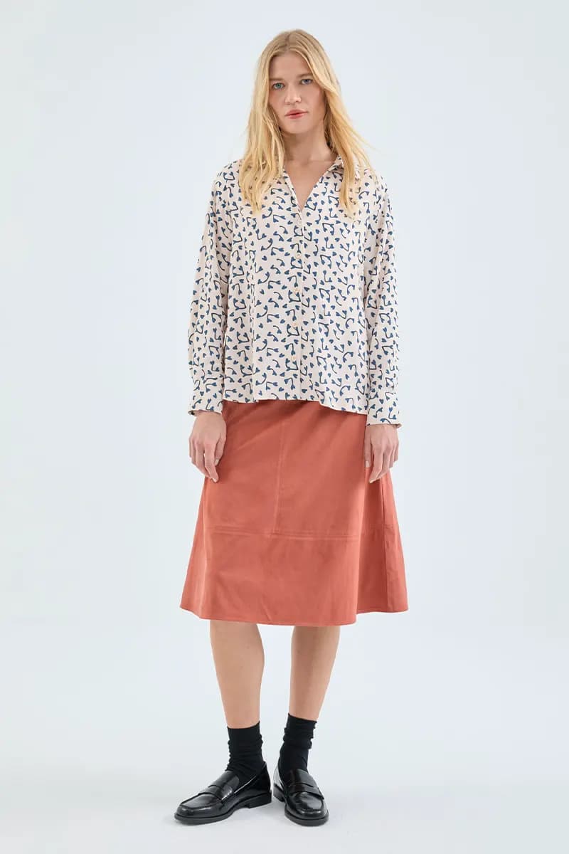 COMPANIA FANTASTICA | Camicia maniche lunghe stampa cuori - 3