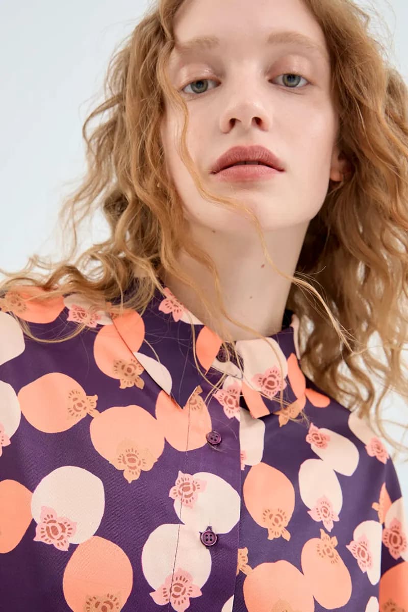 COMPANIA FANTASTICA | Camicia oversize stampa cachi - 4