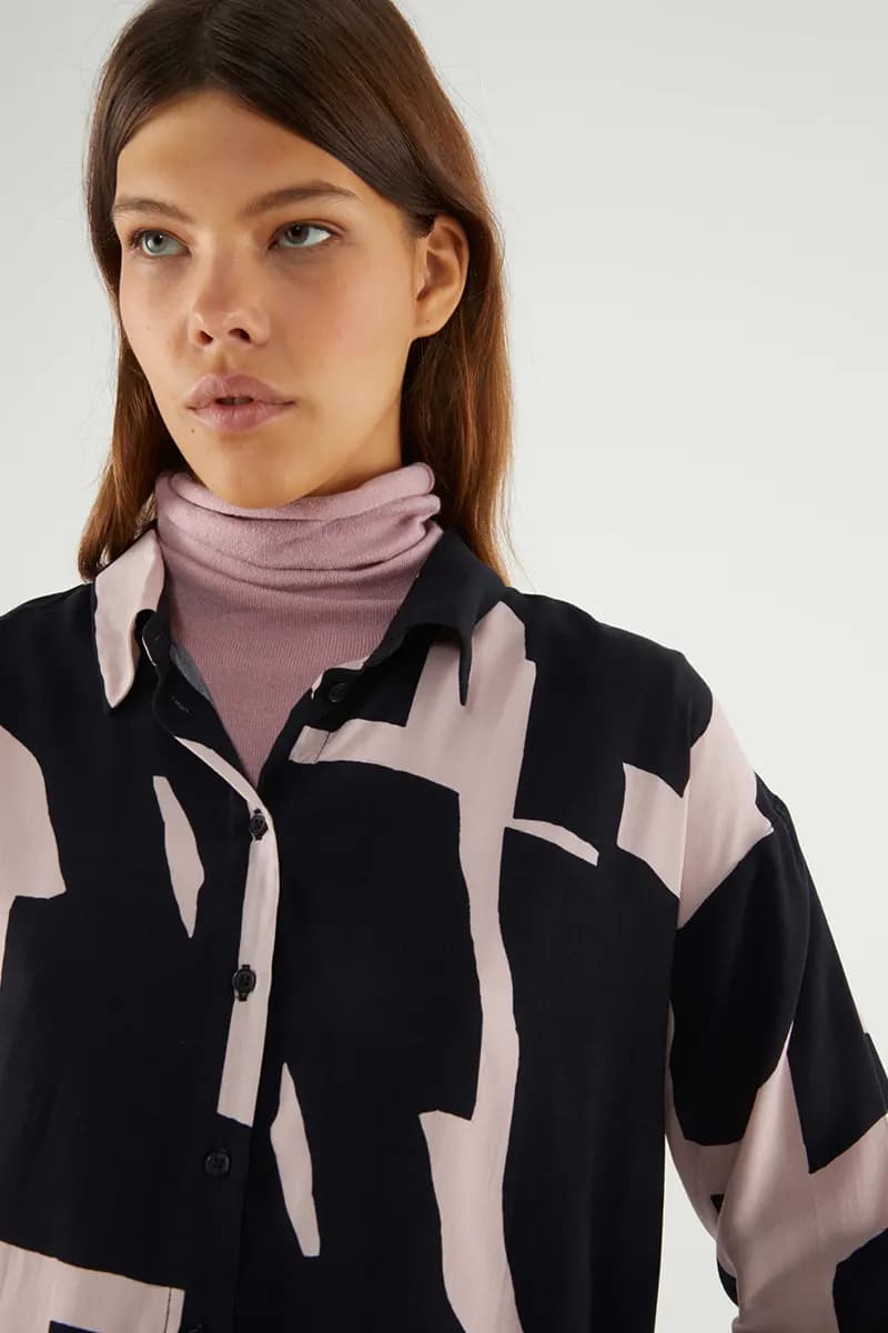 COMPANIA FANTASTICA | Camicia stampa astratta - 3