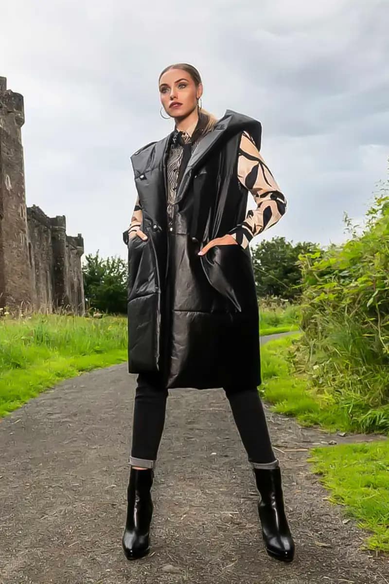 SISTE'S | Gilet piumino con cappuccio - 5