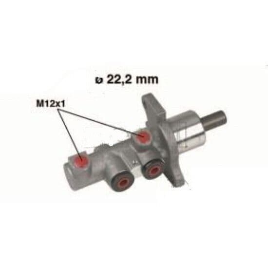 METELLI 05-0293 Cilindro maestro del freno per ALFA ROMEO, MERCEDES