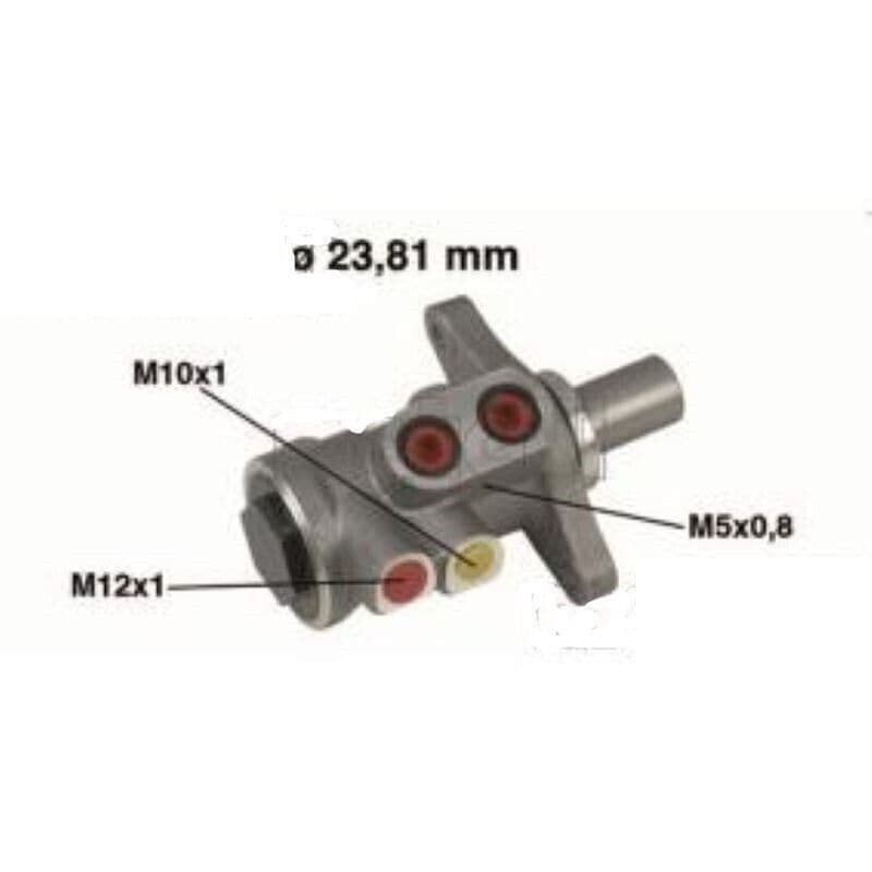 METELLI 05-0448 Cilindro maestro del freno per FORD, FORD LCV, TRUCK, MAZDA