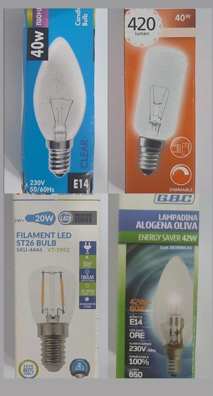 Stock lampadine di vario genere e formato 202 pezzi - 6