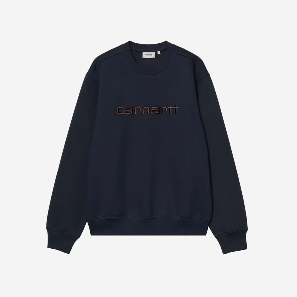 Felpa Carhartt Sweat Deep Night Palisander