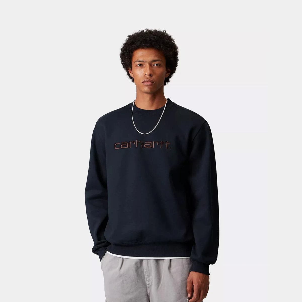 Felpa Carhartt Sweat Deep Night Palisander - 3