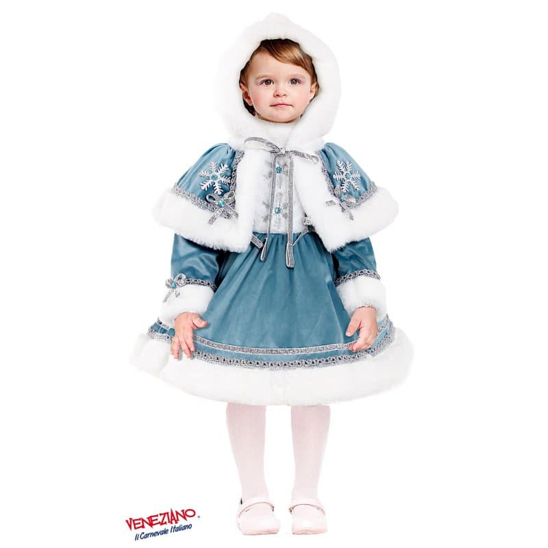 Costume carnevale reginetta delle nevi 0-3 anni - veneziano 54137 - 3