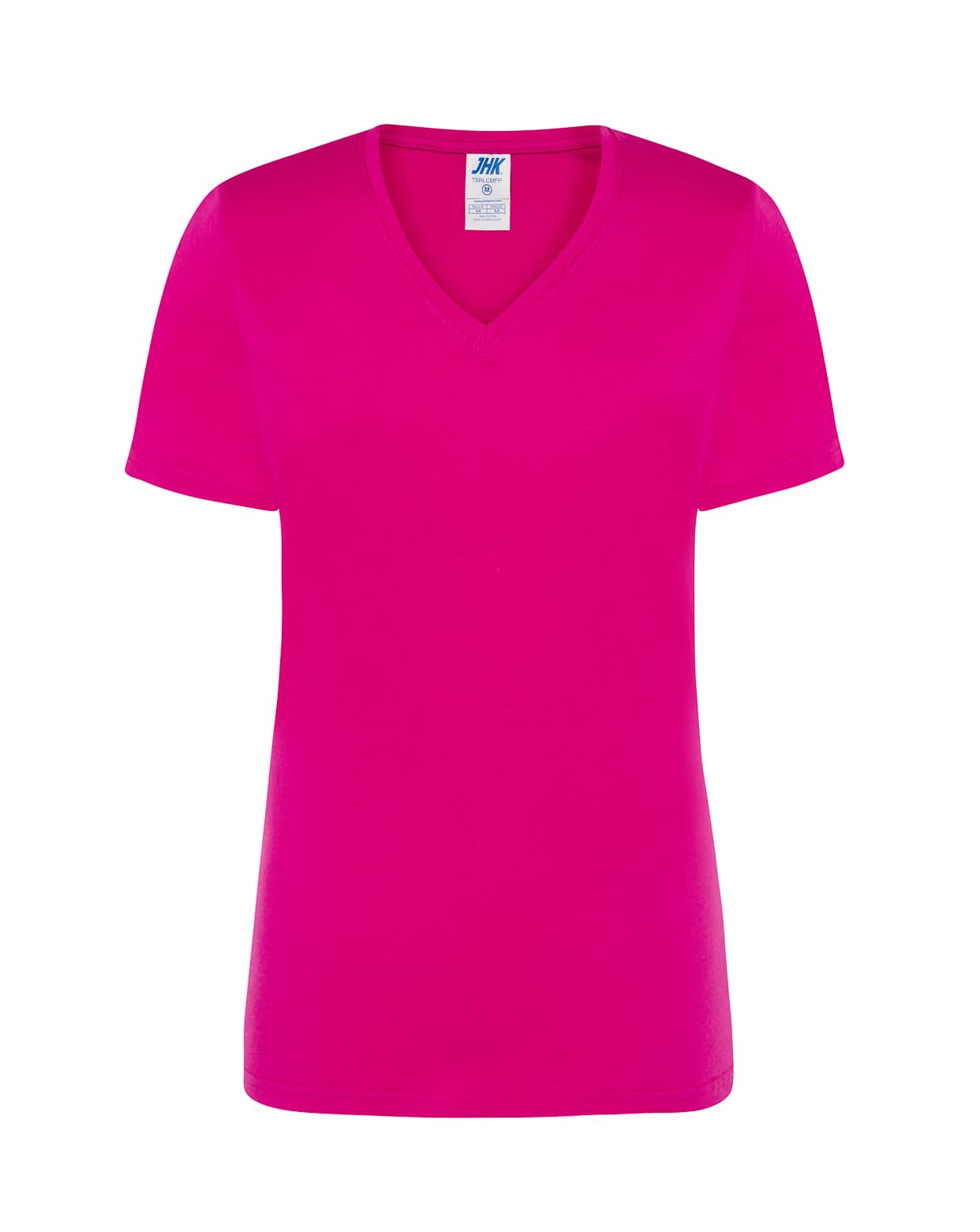 Maglia mezza manica donna scollo V 100% cotone - TSRLCMFP - 13